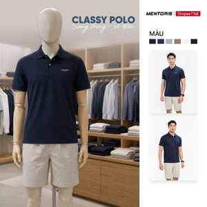 Áo Polo Nam MENTORIS, Áo Polo Cotton Cá Sấu Nam, Form Regular Fit, Phong Cách Công Sở MPL11R