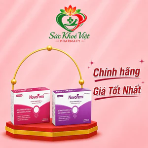 Novofemi tím /hồng /xanh/ Bọt vệ sinh Novofemi - ngăn mùi, giảm ngứa, làm sạch, phục hồi chuyên sâu