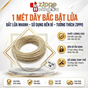 tim- bấc 1 mét sợi chỉ cam zin 1:1 , sợi vàng chanh