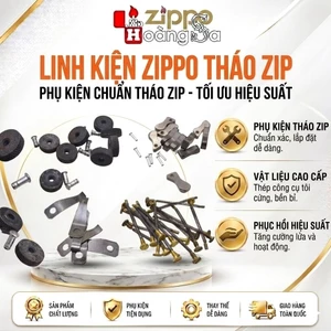 Linh kiện zin chính hãng tháo zippo ( bánh xe, búa, lò xo, lưỡi gà)