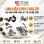 Linh kiện zin chính hãng tháo zippo ( bánh xe, búa, lò xo, lưỡi gà)