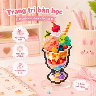 💕 Hạt Xếp Handmade DIY - Đồ Chơi Thủ Công Cho Bé - Quà Tặng Đáng Yêu - Tặng Kèm Phụ Kiện Làm Hạt
