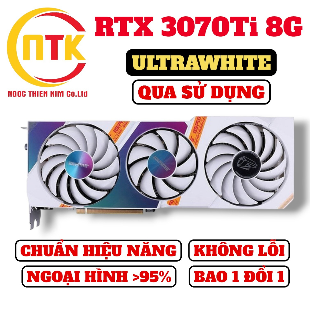 [BẢO HÀNH DÀI] VGA RTX 3070 Ti 8GB...CÁC MÃ TOP AORUS, ROG STRIX, VISION, ULTRAWHITE - QUA SỬ DỤNG | BigBuy360 - bigbuy360.vn