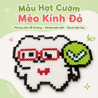 Bộ Hạt Xếp DIY 2.6mm Nhiều Màu Kèm Dụng Cụ Ủi & Phụ Kiện, Đồ Chơi Sáng Tạo Cho Bé, Quà Sinh Nhật