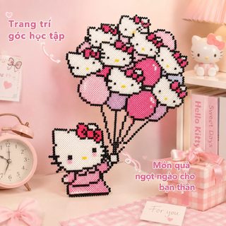 Bộ Hạt Xếp DIY 2.6mm Nhiều Màu Kèm Dụng Cụ Ủi & Phụ Kiện, Đồ Chơi Sáng Tạo Cho Bé, Quà Sinh Nhật