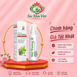 Dung Dịch Vệ Sinh Phụ Nữ - Nữ Vương Gel Vinh Gia Làm Sạch Vùng Kín Hàng Ngày 100ml tích điểm 10 tặng 1