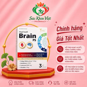 HOẠT HUYẾT BRAIN Y PHÚC- tăng cường tuần hoàn máu não, đau đầu, giảm mệt mỏi, hoa mắt , chóng mặt - hộp 30 viên