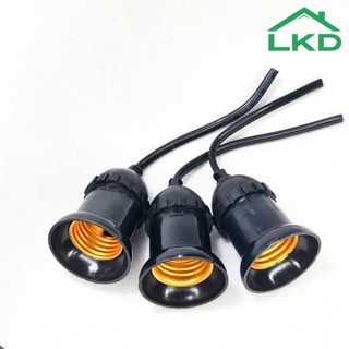 Combo 10 Đui Đèn E27 Đúc Liền Dây Che Mưa Chống Nước Dùng Cho Nhà Rạp Hoặc Trang Trí Dài 12cm 60cm
