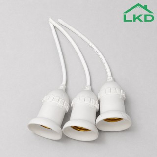 Combo 10 Đui Đèn E27 Đúc Liền Dây Che Mưa Chống Nước Dùng Cho Nhà Rạp Hoặc Trang Trí Dài 12cm 60cm