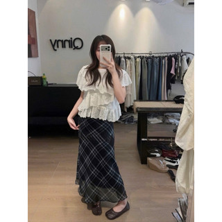 •𝙆𝙞𝙣𝙜𝙨𝙝𝙤𝙥𝙗𝙚𝙖𝙪𝙩𝙮•Chân Váy Kẻ Đuôi Cá Hot Hit QC