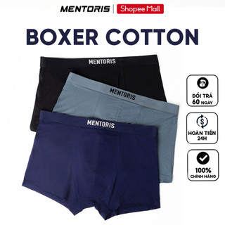 COMBO 2 Quần Lót Nam MENTORIS COTTON Kháng Khuẩn, Vải Mềm Mịn Siêu Co Giãn, Thoáng Khí CB2MBX01