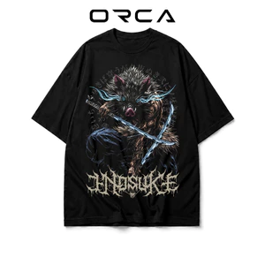 Áo thun Orca in hình Hashibira Inosuke Demon Slayer - Vải Cotton cao cấp - ORCA21