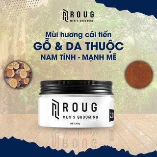 Sáp Vuốt Tóc Nam Roug Trắng 90g Matt Clay Chính Hãng - Giữ Nếp Mạnh, Không Bóng