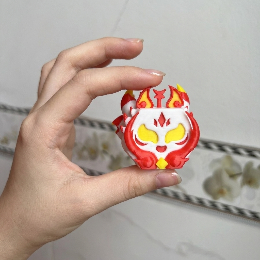 💥 Trái Ác Quỷ Blox Fruits Mô Hình ( Kitsune Đỏ ) - Siêu Chất