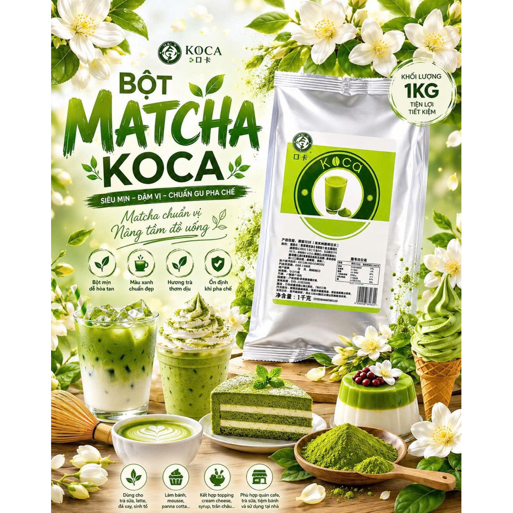 BỘT MATCHA KOCA | Shopee Việt Nam