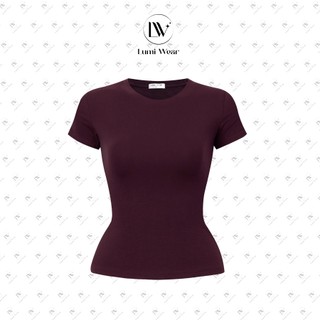 Áo Thun Cotton Ôm Body Nữ Z01 Cổ Tròn Co Giãn Thoáng Mát - Áo Phông Basic Trơn Đơn Giản Dễ Phối Đồ.