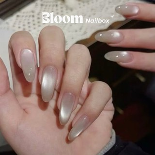 [B03] Nailbox thiết kế mắt mèo ánh thạch trong veo form tròn nhọn tinh tế bloom nailbox