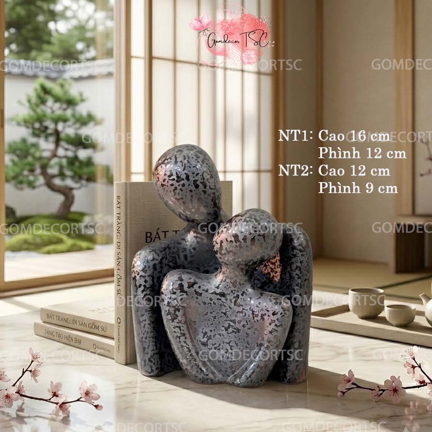 Tượng Decor Trang Trí Để Bàn Trừu Tượng Nghệ Thuật Làm Quà Tặng GomDecorTsc | BigBuy360 - bigbuy360.vn