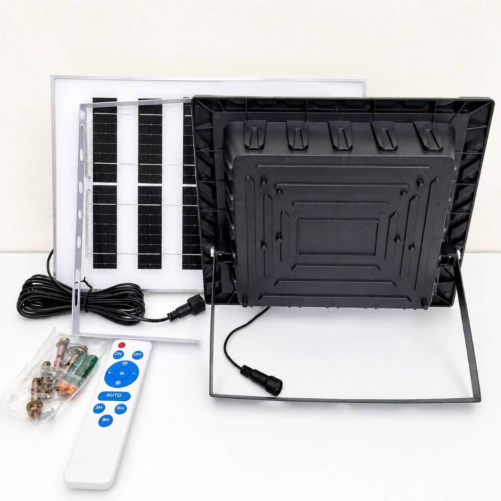 Đèn năng lượng mặt trời công suất 3000W, IP69 chống nước khi lắp đặt ngoài trời , tự động bật tắt dễ dàng lắp đặt