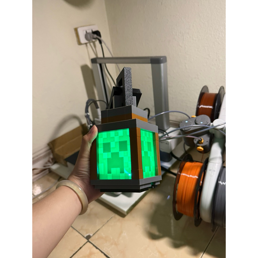 ĐÈN NGỦ CREEPER, ĐÈN MINECRAFT, MINECRAFT LAMP, ĐÈN NGỦ ĐỌC LẠ, QUÀ TẶNG MINECAFRT