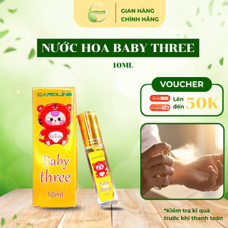 NƯỚC HOA THIẾU NỮ BABY THREE BY CAROLINE 10ml