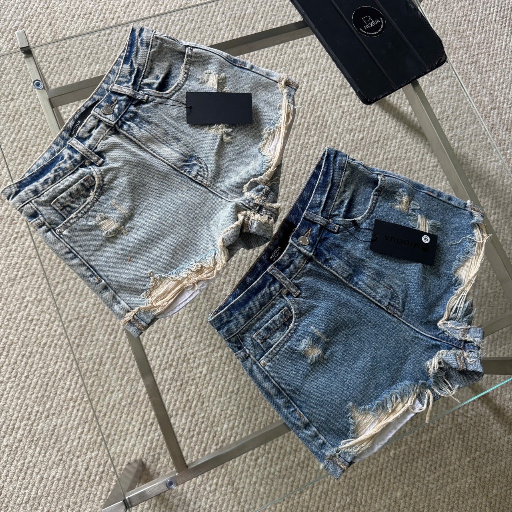 [MIDDUA] SJ024/SJ025 Short lật lai/ rách lai