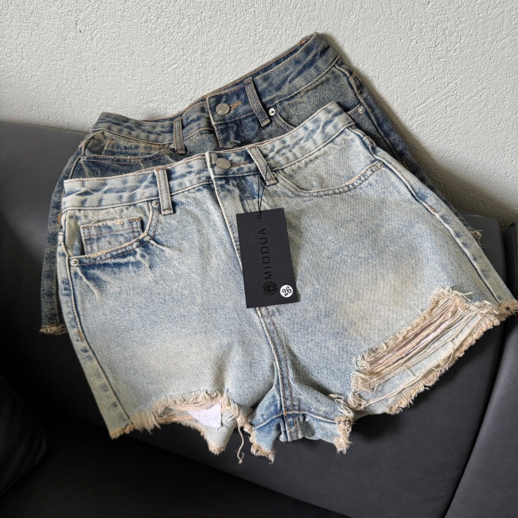 [MIDDUA] SJ024/SJ025 Short lật lai/ rách lai
