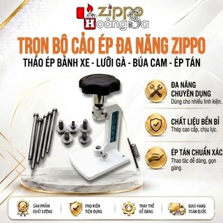 (hỏa tốc) Cảo Ép Zippo Đa Năng 6 Chức Năng CNC - Tháo Lắp, Ép Bánh Xe, Lưỡi Gà, Búa Cam Chuyên Nghiệp
