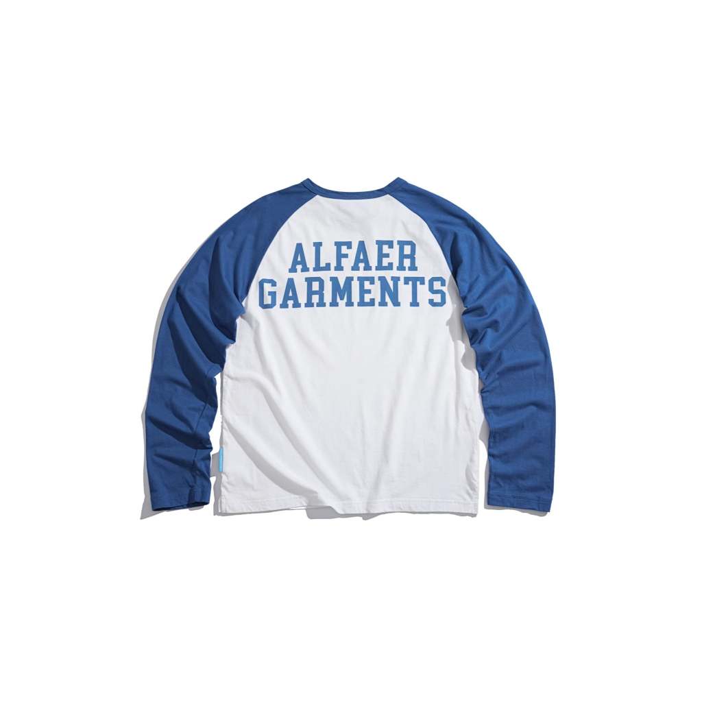 ÁO "ALFAER" NEW PEACE RAGLAN LONGSLEEVE T-SHIRT - BLUE | BigBuy360 - bigbuy360.vn