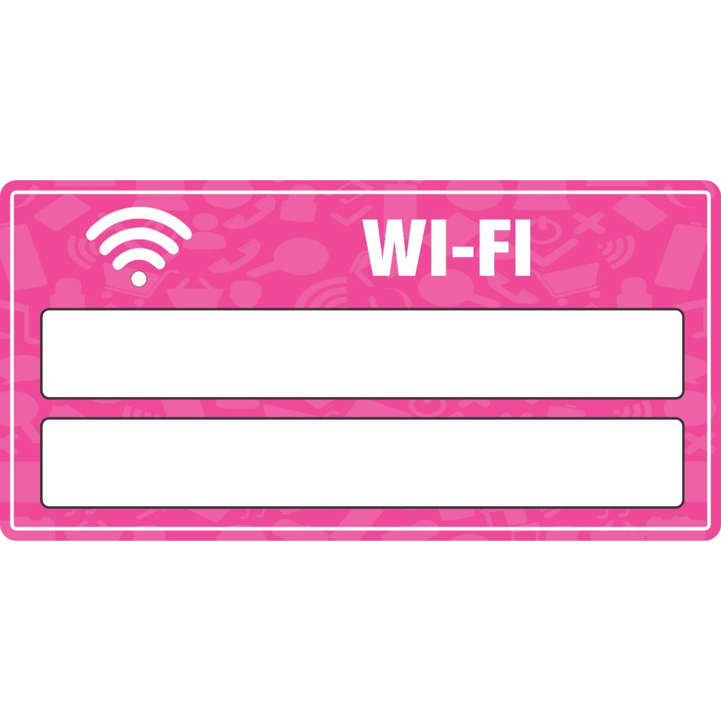 Biển Wifi Free, Bảng Wifi Miễn Phí, Bảng Mật Khẩu Wifi, Biển Pass Wifi Dán Tường, Kính Decor Phòng