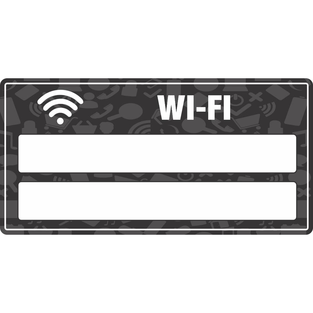 Biển Wifi Free, Bảng Wifi Miễn Phí, Bảng Mật Khẩu Wifi, Biển Pass Wifi Dán Tường, Kính Decor Phòng