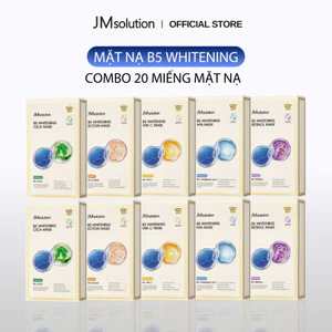 Combo 20 Miếng Mặt Nạ B5 Whitening Mask Chính Hãng - 5 Phiên Bản Cho Da (25g x 20)