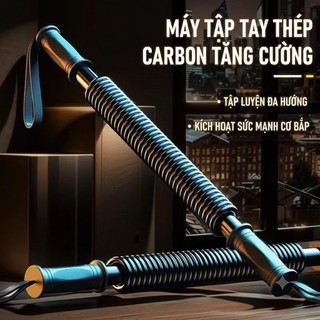 Gậy lò xo tập cơ tay 30kg, 40kg, 50kg, 60kg, dùng gậy bẻ tập cơ tay, ngực