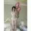 2Soonsumff Set 2 món áo bra hai dây kèm quần lót lưng chun phối ren sexy, bộ đồ ngủ gợi cảm