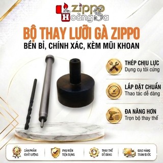 (hoả tốc) bộ đóng tán lưỡi gà zippo chuyên dụng tặng kèm mũi khoan