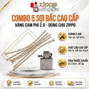 5 Sợi bấc zippo cao cấp linh kiện thay thế