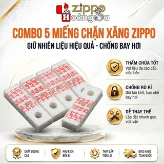 (hỏa tốc) 5 Chặn bông chữ đỏ giữ nhiên liệu cho zippo