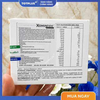 Multivitamin XOMINNEW - Vitamin Tổng Hợp Bổ Sung Vitamin Khoáng Chất, Hỗ Trợ Tăng Cường Sức Đề Kháng