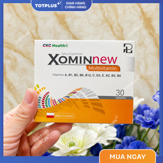 Multivitamin XOMINNEW - Vitamin Tổng Hợp Bổ Sung Vitamin Khoáng Chất, Hỗ Trợ Tăng Cường Sức Đề Kháng