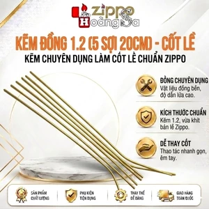 1 mét kẽm , đồng làm cốt lề cắt sẵn 20cm