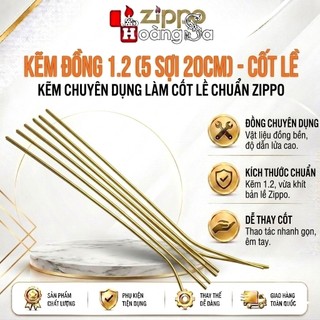 ( hoả tốc) 1 mét kẽm , đồng làm cốt lề cắt sẵn 20cm