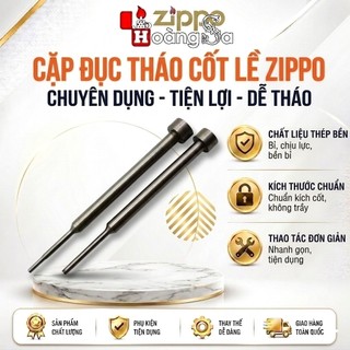 (hỏa tốc) Cặp Đục Tháo Cốt Lề, Bánh Xe, Búa Cam Zippo Siêu Cứng