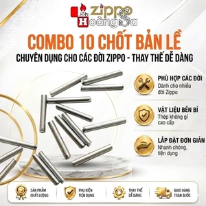 10 Cốt lề đời số , đời la mã cho Zippo tặng 2 cái