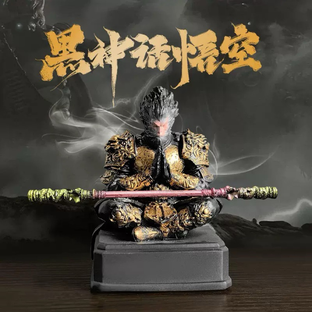 Mô Hình trưng bày Tôn Ngộ Không Black Myth Wukong Decor bàn làm việc, phòng ngủ...
