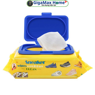 Khăn Giấy Ướt Lau Giày Sneaker Clean Wipes – Gói 30 Tờ Lau Sạch Cấp Tốc Kháng Khuẩn Giày Dép Đồ Da | GigaMax Home