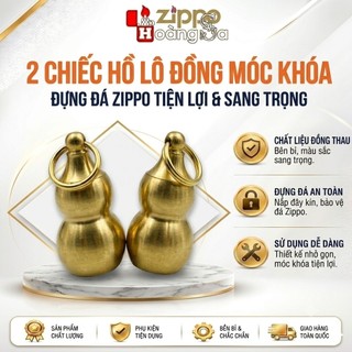 (hỏa tốc) 2 chiếc Hồ lô dùng đựng  đá zippo