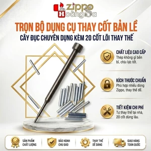 Cây Đục Chốt Lề zip Kèm Cốt lề