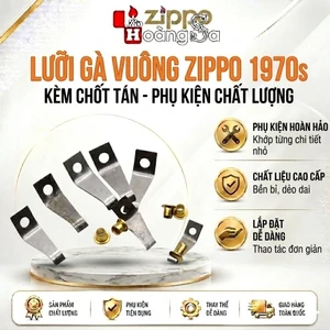 Lưỡi gà Vuông 8x - Lá Mía (Miếng Chặn/Lẫy Chặn) Zippo xưa