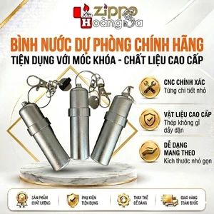 Bình đựng nước nhôm mini treo móc khoá