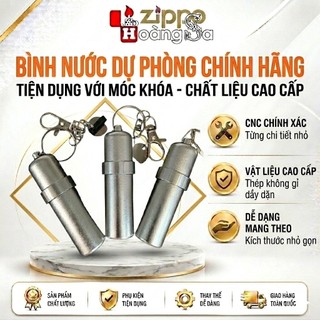 (hoả tốc ) Bình đựng nước nhôm mini treo móc khoá
